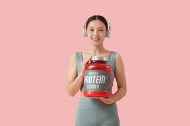 girl having protein pack